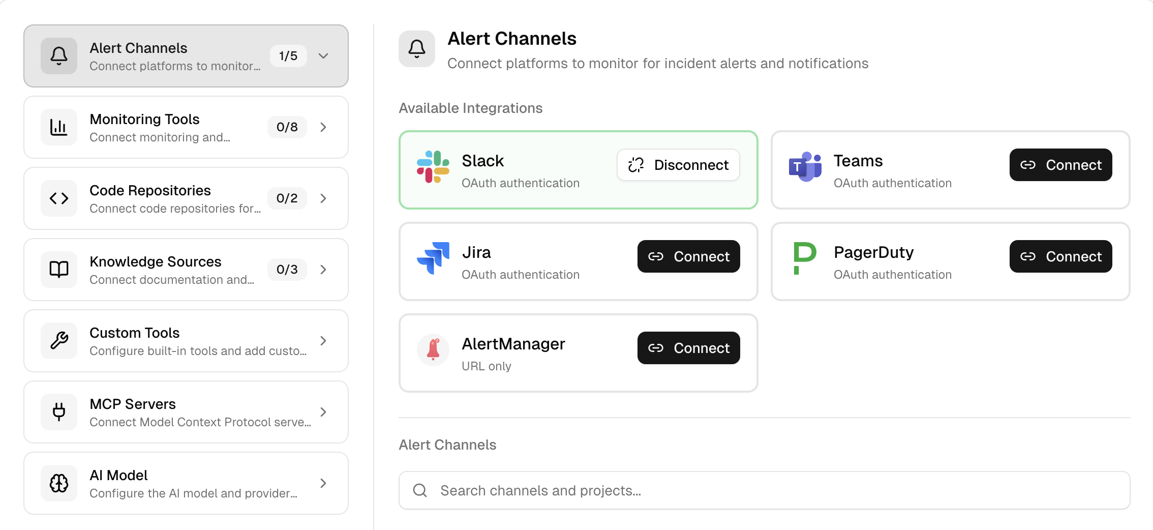 Connect your alert channels