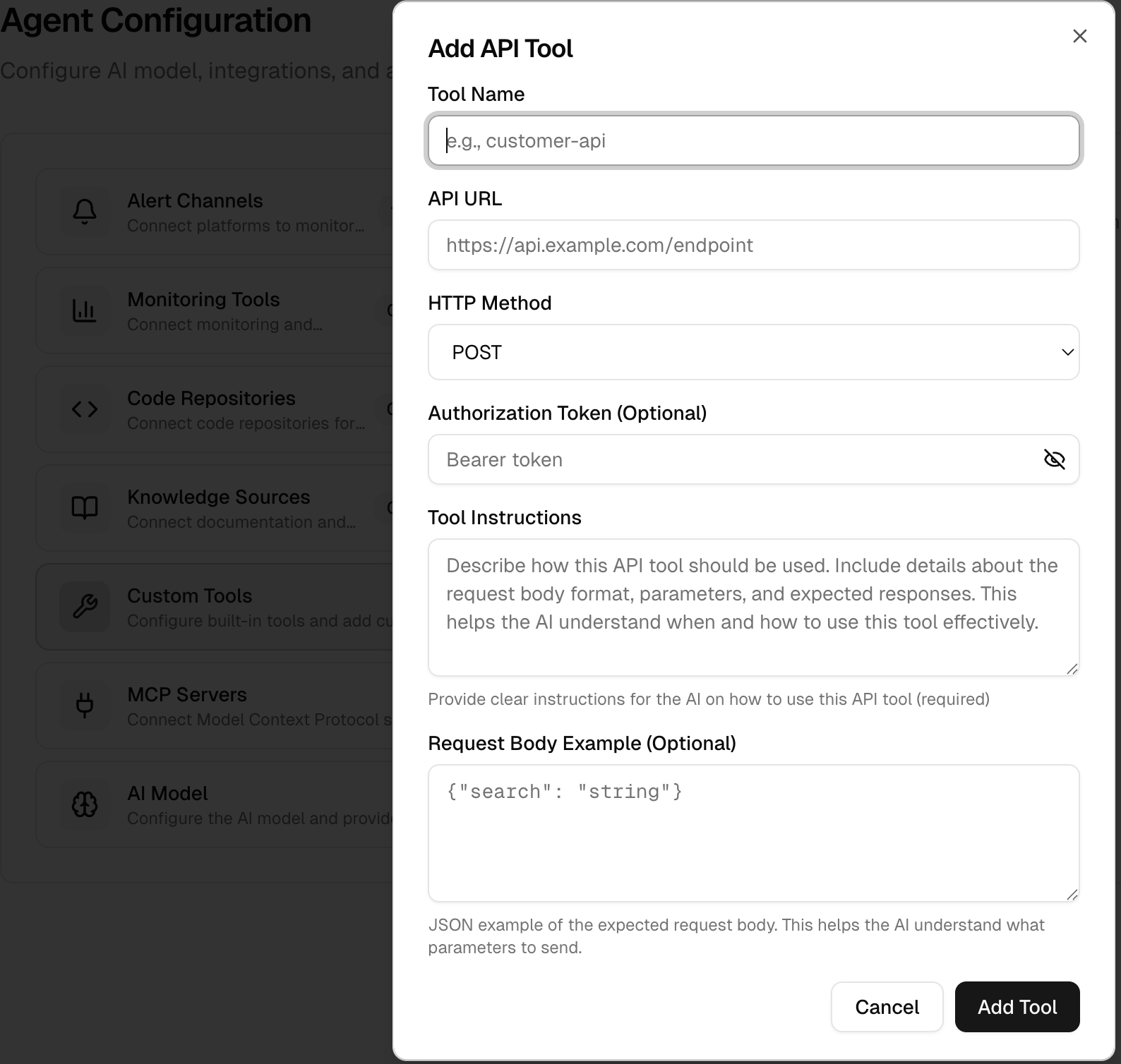 Custom Tool Integrations